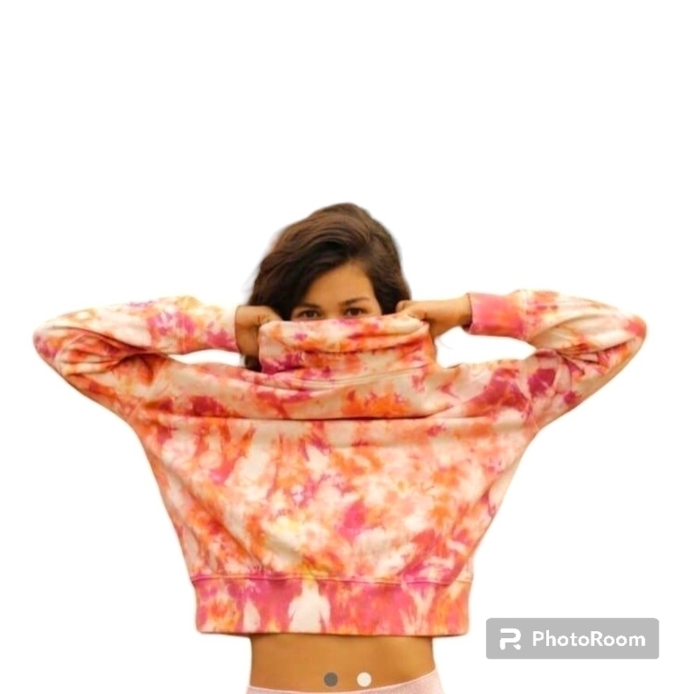 Pilcro Anthropologie Elayna Pastel Tie Dye Crew Neck Sweatshirt in Small